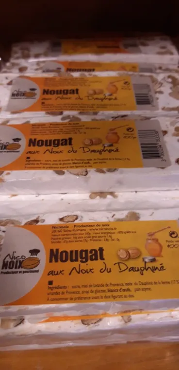Le nougat aux noix est de retour à La Halle Fermière à Vinay !, Vinay, La Halle Fermière