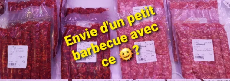 Vente de viande pour barbecue à Vinay, Vinay, La Halle Fermière